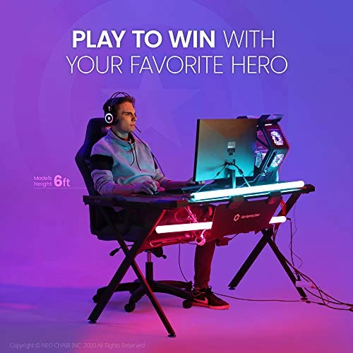 Marvel Avengers Gaming Chair Office High Back Computer PU Leather Desk Chair PC Racing Executive Ergonomic Adjustable Swivel Task Chair Headrest And Lumbar Support (Captain America, Blue) 6 Marvel Avengers Gaming Chair Office High Back Computer PU Leather Desk Chair PC Racing Executive Ergonomic Adjustable Swivel Task Chair Headrest And Lumbar Support (Captain America, Blue) - Image 6