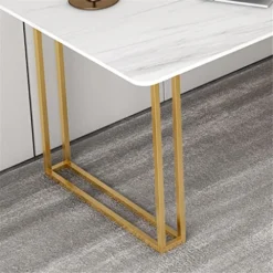 SXDS Marble Computer Desk Office Desk Study Rock Slab Workbench Conference Table -Amazon Basics Furniture Shop 51lSz4BYO8L