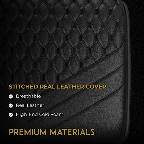 Noblechairs Footrest For Gaming Chairs, Compatible With Epic, Hero, And ICON Gaming Chairs, Real Leather, Black 3 Noblechairs Footrest For Gaming Chairs, Compatible With Epic, Hero, And ICON Gaming Chairs, Real Leather, Black - Image 3