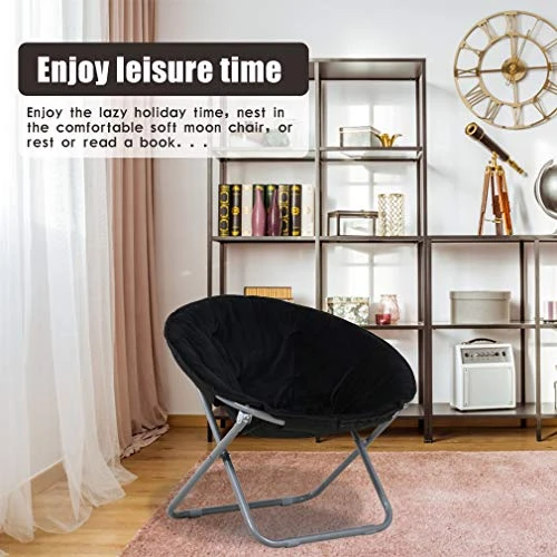 FDW Moon Chair Set Of 2 Chairs For Bedroom Saucer Chair Bedroom Chair Foldable Chair For Home Furniture 1 FDW Moon Chair Set Of 2 Chairs For Bedroom Saucer Chair Bedroom Chair Foldable Chair For Home Furniture
