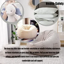 BOXIN 5LB Blue Shredded Memory Foam Filling For Bean Bag Filler Foam Refill Pillow Dog Beds Chairs Cushions And Arts Crafts, Added Gel Particles,Soft And Great For Stuffing 11 BOXIN 5LB Blue Shredded Memory Foam Filling For Bean Bag Filler Foam Refill Pillow Dog Beds Chairs Cushions And Arts Crafts, Added Gel Particles,Soft And Great For Stuffing -Amazon Basics Furniture Shop 51mx4RHZ7AL