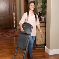 LIFETIME Commercial Grade Folding Chairs, 4 Pack, Charcoal Gray 13 LIFETIME Commercial Grade Folding Chairs, 4 Pack, Charcoal Gray -Amazon Basics Furniture Shop 51rUbWStBYL