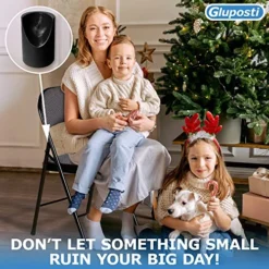 8 Black Folding Chair V-Tip Stabilizer Caps, 7/8 Inch ID - Heavy Duty Nylon End Caps, Non-Marring Round Top Of Leg Protectors, Compatible Replacement Stability Plugs For Metal & Padded Folding Chairs -Amazon Basics Furniture Shop 51rrjWXxeCL