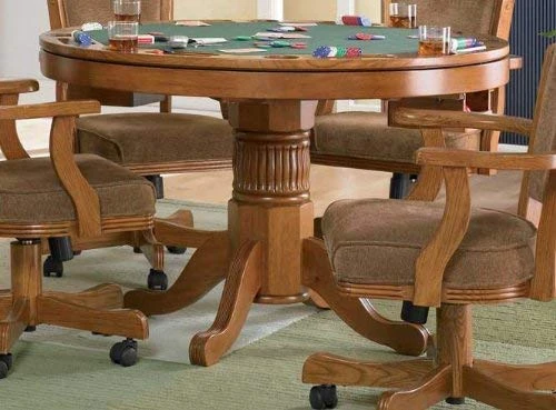 Coaster Oak Game Table Top Box 1 Of 2-Oak 1 Coaster Oak Game Table Top Box 1 Of 2-Oak