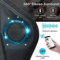 Gaming Chair With Speakers Video Game Chair With RGB Light Ergonomic Racing Office Chair PU Leather Recliner Computer Chair Swivel E-Sports Chair With Headrest Armrest Lumbar Support, Blue -Amazon Basics Furniture Shop 51tm6yOMOES