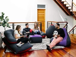 Yogibo Star Wars™ Empire Max Bean Bag Recliner Chair For Adults, Plush Ultra Soft Large Bean Bag Couch, Bed, Or Sofa, Star Wars™ Giant Bean Bag, Black/Red -Amazon Basics Furniture Shop 51zM8dGCPEL