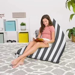 Posh Creations Bean Bag Chair For Kids, Teens And Adults -Twist Chair Large 200L Size