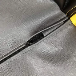 FDP SoftScape Classic 38" Collegiate Jumbo Bean Bag Chair, Furniture For Reading, Studying, Playing Video Games, Relaxing, Alternative Seating For Dorm Or Rec Rooms, Homes, Libraries - Crimson/Black -Amazon Basics Furniture Shop 616b1mvygwL