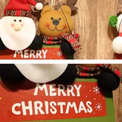 YIISU #nr92wv Christmas Decor Xmas Window Christmas Santa Party Door Decor -Amazon Basics Furniture Shop 618YRxJkQ3L