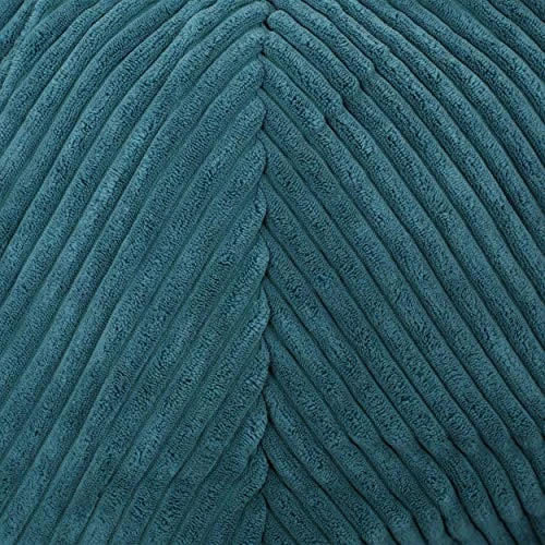 Christopher Knight Home Samantha 3 Foot Beanbag, Dark Teal 5 Christopher Knight Home Samantha 3 Foot Beanbag, Dark Teal - Image 5