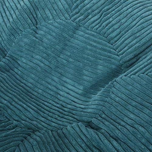 Christopher Knight Home Samantha 3 Foot Beanbag, Dark Teal 4 Christopher Knight Home Samantha 3 Foot Beanbag, Dark Teal - Image 4