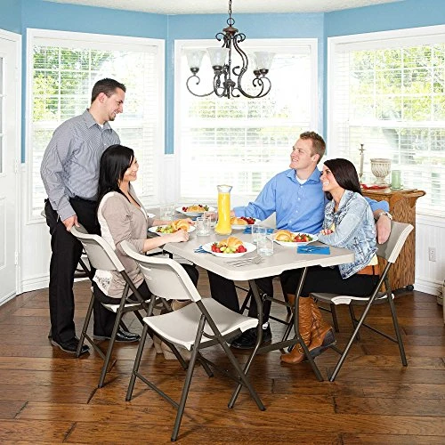 Lifetime 880142 Ultimate Comfort Folding Chair, Almond, 23 X 19.6 X 32-Inch 3 Lifetime 880142 Ultimate Comfort Folding Chair, Almond, 23 X 19.6 X 32-Inch - Image 3