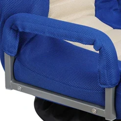 Epetlover 360 Degree Swivel Gaming Chair Foldable Floor Sofa Chair For TV Reading Playing Video Games With Lumbar Support, Armrest Handles, Adjustable Backrest, Blue & Beige -Amazon Basics Furniture Shop 61nUaAVrmTL